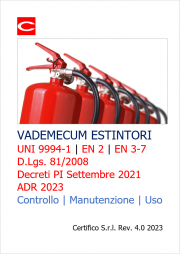 Vademecum estintori: Controllo | Manutenzione | Uso