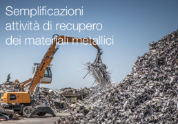 Semplificazioni per le attività di recupero dei materiali metallici