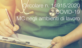 SARS-CoV-2 | Indicazioni medico competente ambienti di lavoro