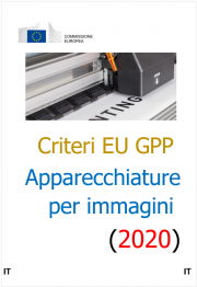 Criteri EU GPP Apparecchiature per immagini Criteri EU GPP Apparecchiature per immagini