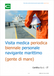 Visita medica periodica biennale gente di mare