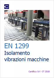 EN 1299 Isolamento vibrazionale dei macchinari