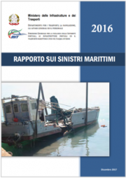 Rapporto sui sinistri marittimi 2016 Rapporto sui sinistri marittimi 2016
