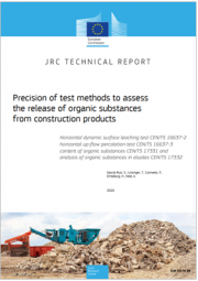 Methods to assess the release of organic substances from construction products Methods to assess the release of organic substances from construction products