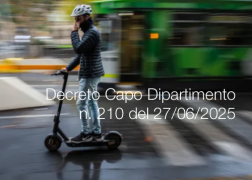 Decreto Capo Dipartimento n. 210 del 27/06/2025 Decreto Capo Dipartimento n. 210 del 27/06/2025