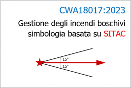 CWA18017:2023 / Incendi boschivi - simbologia basata su SITAC