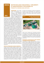 Biotecnologie industriali - Fact sheet INAIL 2024 Biotecnologie industriali - Fact sheet INAIL 2024