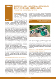 Biotecnologie industriali - Fact sheet INAIL 2024