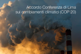 Accordo Conferenza di Lima sui cambiamenti climatici - (COP 20)