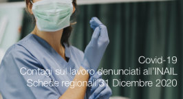 Covid-19 | Contagi sul lavoro denunciati all’INAIL: Schede regionali 31 Dicembre 2020