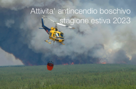 Attivita' antincendio boschivo per la stagione estiva 2023