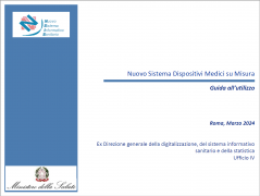 Nuovo Sistema Dispositivi Medici su Misura - Guida all’utilizzo