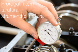 Prorogati i termini sulla taratura strumenti di misura Prorogati i termini sulla taratura strumenti di misura
