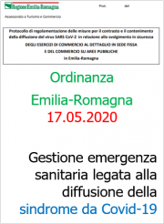 Ordinanza Emilia-Romagna del 17.05.2020