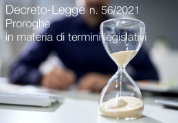 Decreto-Legge 30 aprile 2021 n. 56 Decreto-Legge 30 aprile 2021 n. 56
