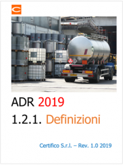 ADR 2019 | Definizioni (sezione 1.2.1)