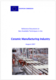 BREF Ceramic Manufacturing Industry BREF Ceramic Manufacturing Industry