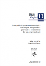 Linee guida prevenzione oncologica cancerogeni occupazionali | RT 2016