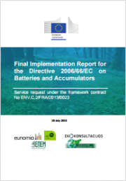 Report for the Directive 2006/66/EC on Batteries and Accumulators