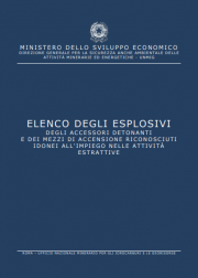 Elenco degli esplosivi attività estrattive 2018