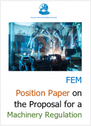 FEM Position Paper on the Proposal for a Machinery Regulation 