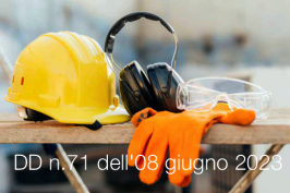 Decreto Direttoriale n.71 dell'08 giugno 2023