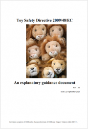 Guidance Directive 2009/48/EC on the Safety Toys - Rev. 1.10 2021