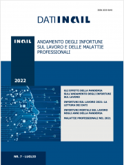 Dati INAIL 07/2022 - Andamento infortuni sul lavoro e malattie professionali Dati INAIL 07/2022 - Andamento infortuni sul lavoro e malattie professionali