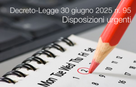 Decreto-Legge 30 giugno 2025 n. 95 Decreto-Legge 30 giugno 2025 n. 95