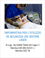 Informativa per l’utilizzo in sicurezza dei sistemi laser