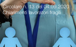 Circolare n. 13 del 04.09.2020 | Chiarimenti lavoratori fragili