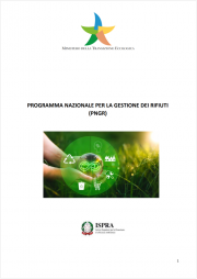 Programma Nazionale per la Gestione dei Rifiuti (PNGR) Programma Nazionale per la Gestione dei Rifiuti (PNGR)