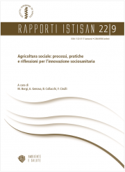 Agricoltura sociale: processi, pratiche e riflessioni per l’innovazione sociosanitaria Agricoltura sociale: processi, pratiche e riflessioni per l’innovazione sociosanitaria