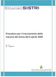 SISTRI  Procedura per il tracciamento delle macerie del Sisma del 6 aprile 2009