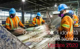 Quiz verifiche di idoneità del Responsabile tecnico | Update 2020