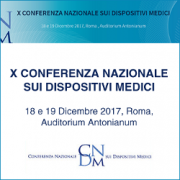 Interventi alla X Conferenza Nazionale sui Dispositivi Medici Interventi alla X Conferenza Nazionale sui Dispositivi Medici