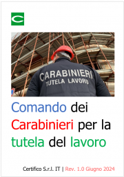 Comando dei Carabinieri per la tutela del lavoro