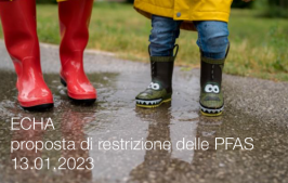 ECHA: proposta di restrizione PFAS 13.01.2023