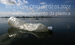 Risoluzione ONU del 02.03.2022 sull'inquinamento da plastica 