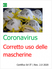 Coronavirus: Corretto uso delle mascherine Coronavirus: Corretto uso delle mascherine