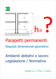 Parapetti permanenti | Requisiti dimensionali geometrici