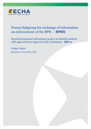 Harmonised enforcement project on biocidal products