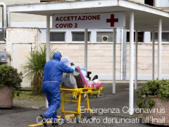 Emergenza Coronavirus, i contagi sul lavoro denunciati all’Inail 