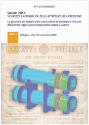 SAPAF 2018 | Sicurezza ed affidabilità delle attrezzature a pressione SAPAF 2018 | Sicurezza ed affidabilità delle attrezzature a pressione