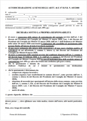 D.P.C.M. 08 marzo 2020 | Nuovo modulo di autocertificazione spostamenti | 23.03.2020