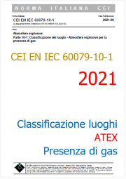 CEI EN 60079-10-1:2021 (Classificazione CEI 31-87) 