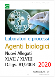 Agenti biologici: modifica Allegati XLVII e XLVIII D.Lgs. 81/2008