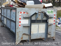 Sentenza CC n. 22260 del 9 maggio 2017