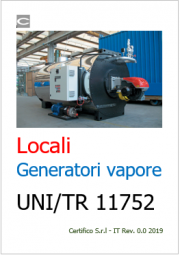 Locali per generatori di vapore e/o acqua surriscaldata