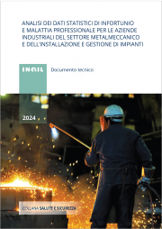 Analisi dati statistici di infortunio e malattia professionale aziende metalmeccaniche Analisi dati statistici di infortunio e malattia professionale aziende metalmeccaniche